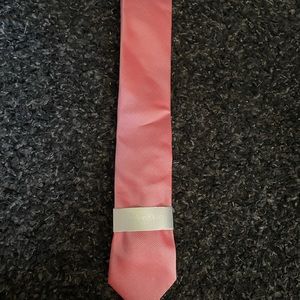Calvin Klein silk tie - salmon color